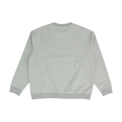 Gray Solid Sweatshirt Pullover