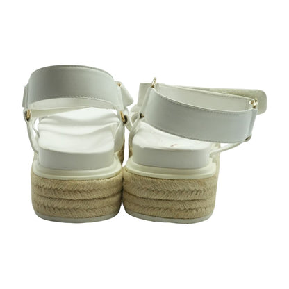 Ivory Flat Sandals