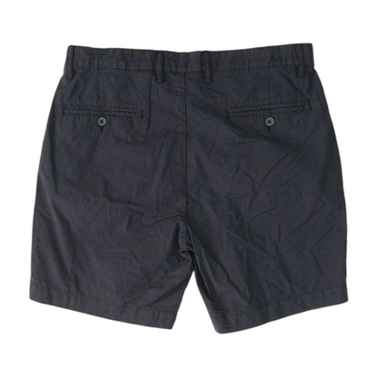 Navy Check Chino Shorts