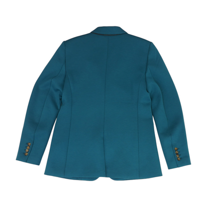 Teal Solid Blazer