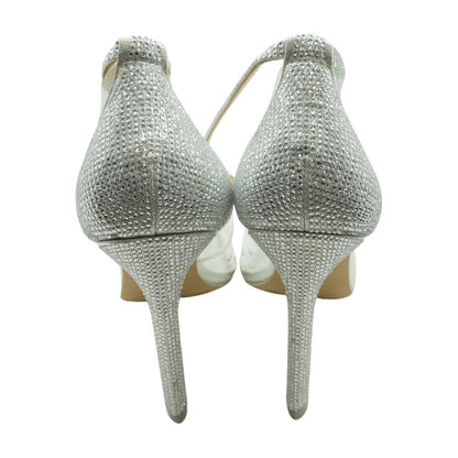Silver Stiletto Heels