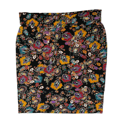 Multi Paisley Mini Skirt