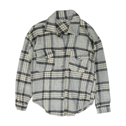 Gray Plaid Jacket