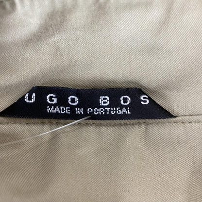 Tan Cotton Blend Trench Coat