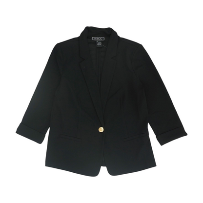 Black Solid Blazer