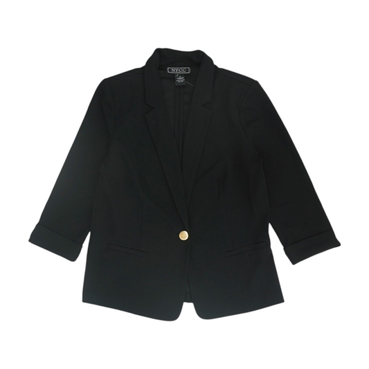Black Solid Blazer
