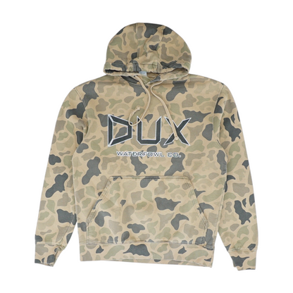 Brown Camo Hoodie Pullover