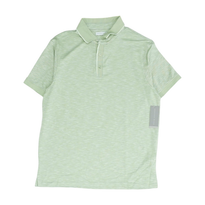 Green Abstract Short Sleeve Polo