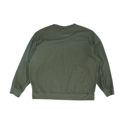 Olive Solid Pullover Sweater