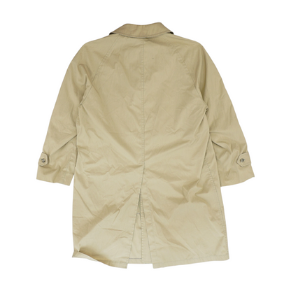 Beige Short Solid Coat