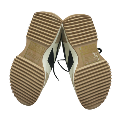 Beige Low-Top Athletic Shoes
