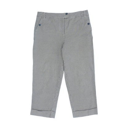 Brown Check Pants
