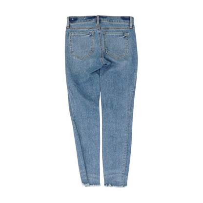 Blue Solid Jeans