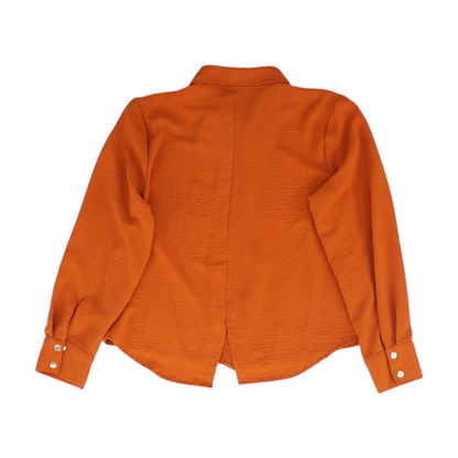 Orange Button Down
