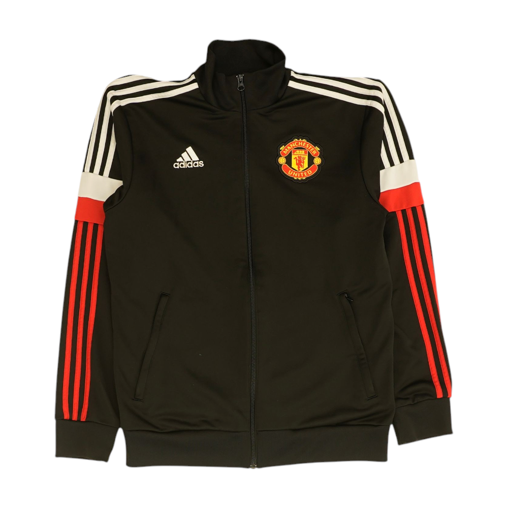 Black Manchester United Solid Active Jacket