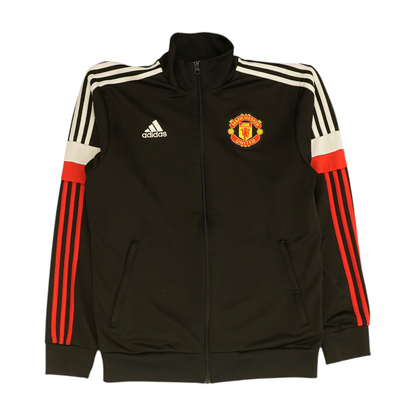 Black Manchester United Solid Active Jacket