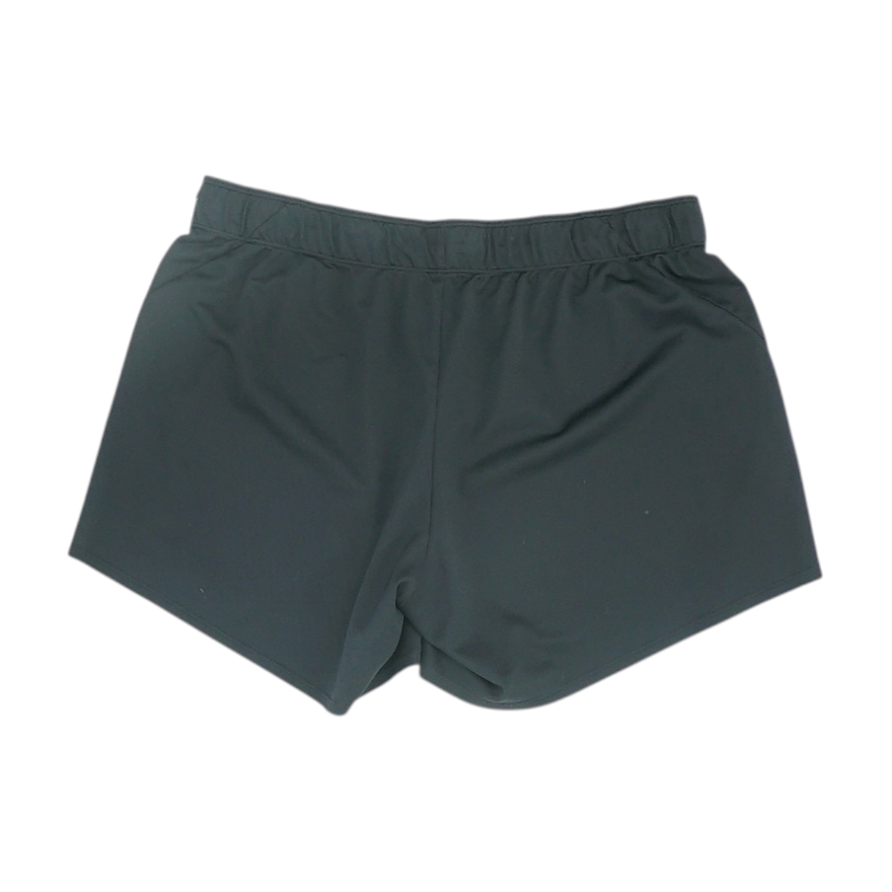 Black Solid Active Shorts