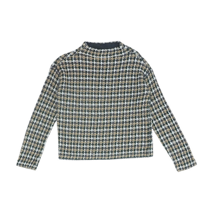 Multi Plaid Pullover Sweater