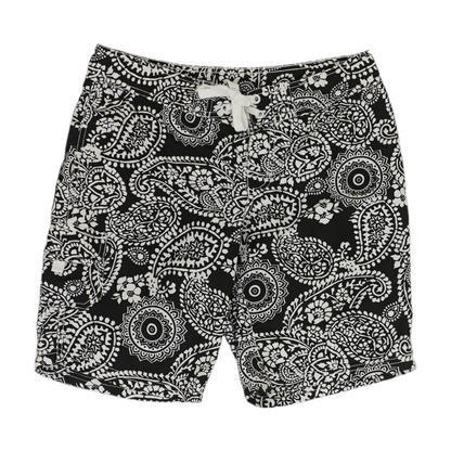 Black Paisley Swim Bottom