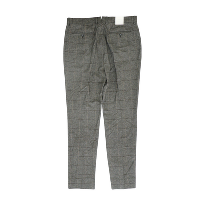 Brown Chevron Slim Pants