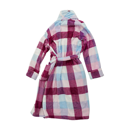 Pink Plaid Robe