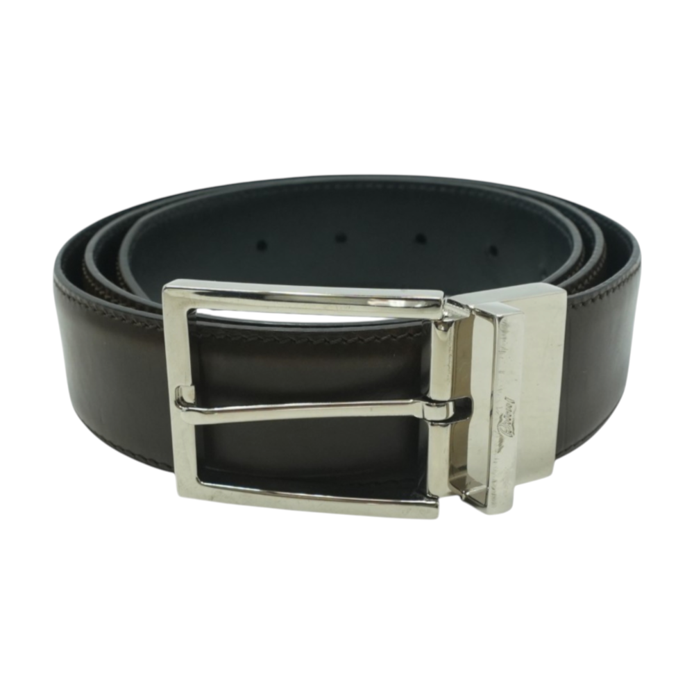 Black Reversible Leather Belt