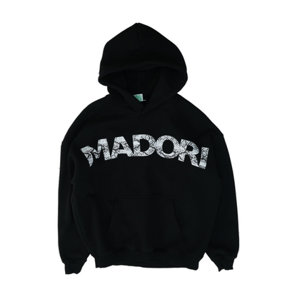 Black Solid Hoodie Pullover