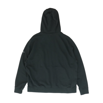 Black Solid Hoodie Pullover