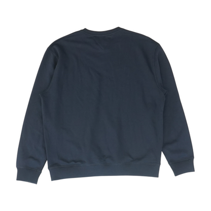 Navy Solid Sweatshirt Pullover