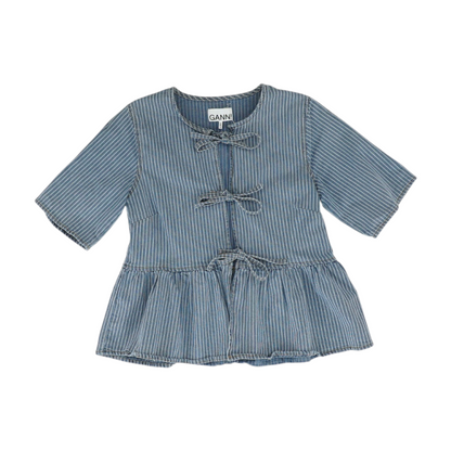 Blue Striped Blouse