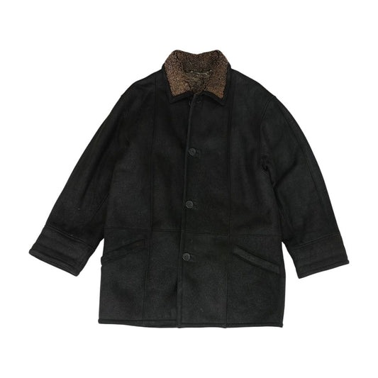 Black 100% Shearling Leather Jacket