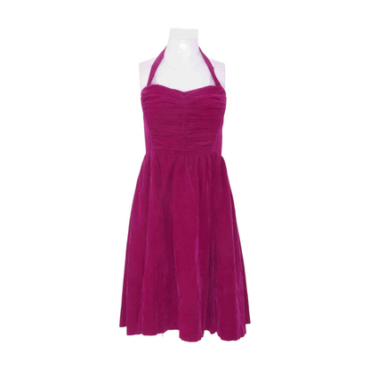 Magenta Midi Dress