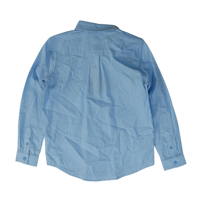 Blue Long Sleeve Button Down