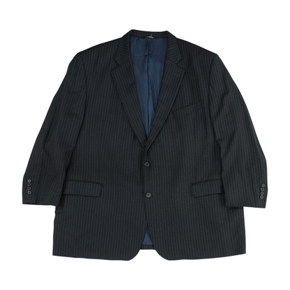 Charcoal Striped Suit Jacket