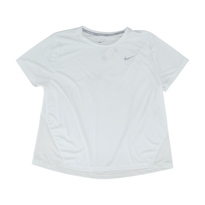 White Solid Active T-Shirt
