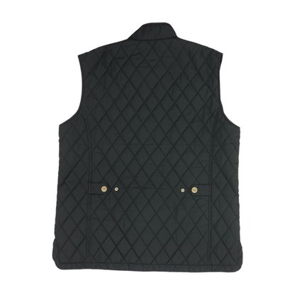 Black Solid Active Vest