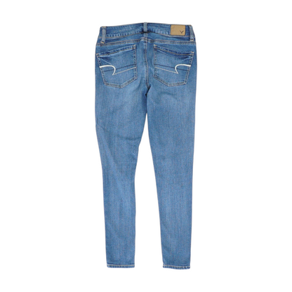 Blue Short Skinny Jeans