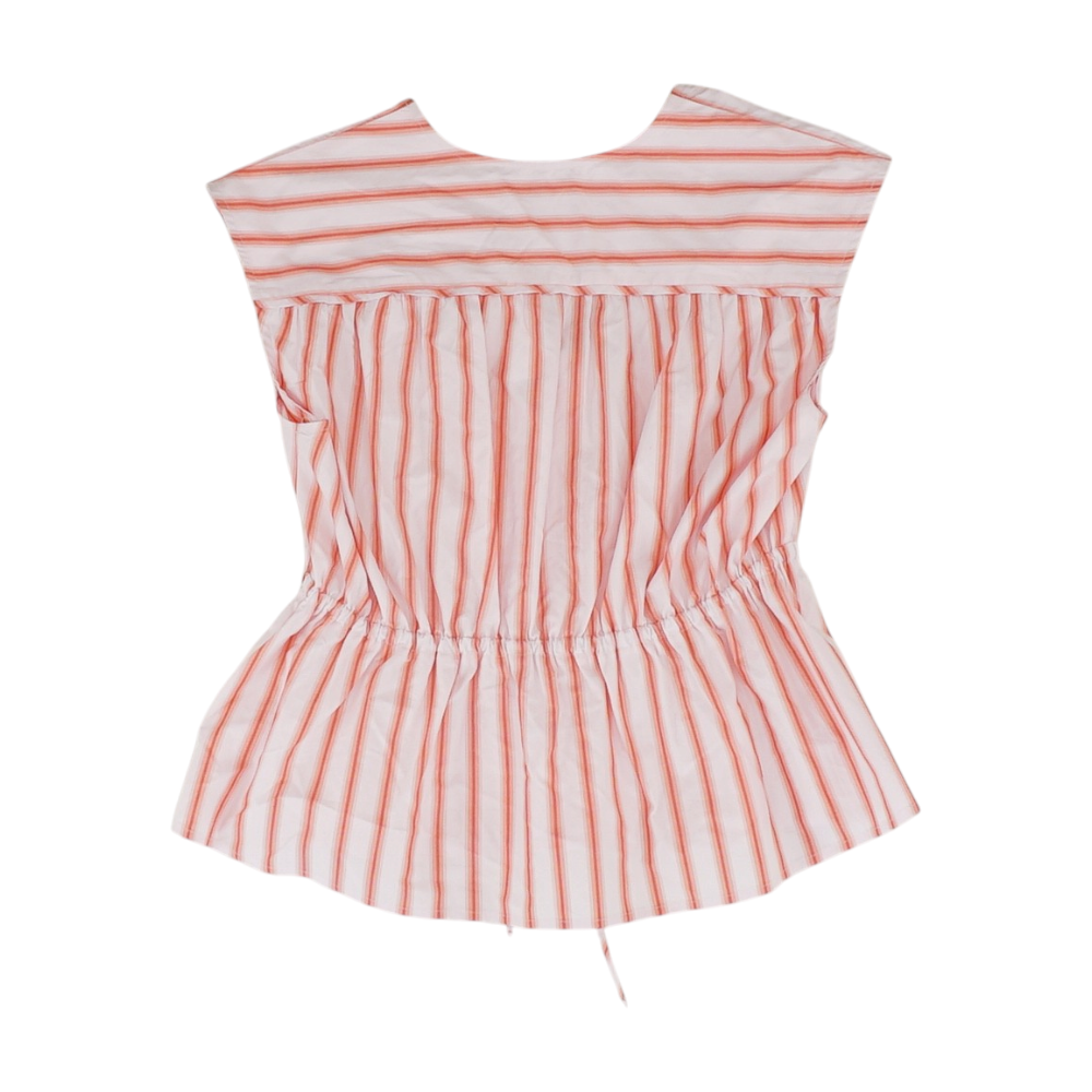 Derek Lam 10 Crosby Pink Striped Blouse – Image 2