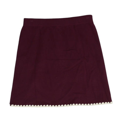Maroon Mini Skirt