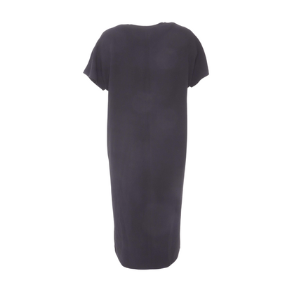 Black Color Block Midi Dress