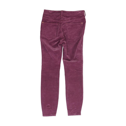 Purple Solid Chino Pants