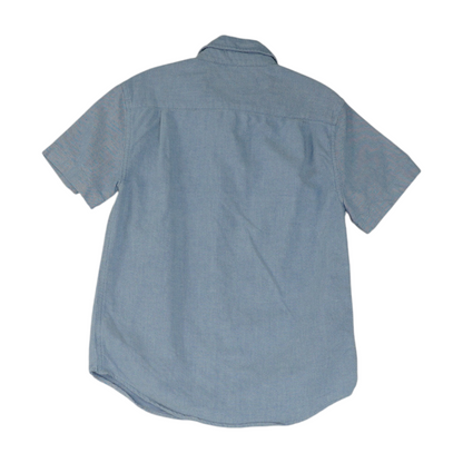 Blue Short Sleeve Button Down