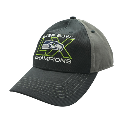 Black Super Bowl Champions Ballcap Hat