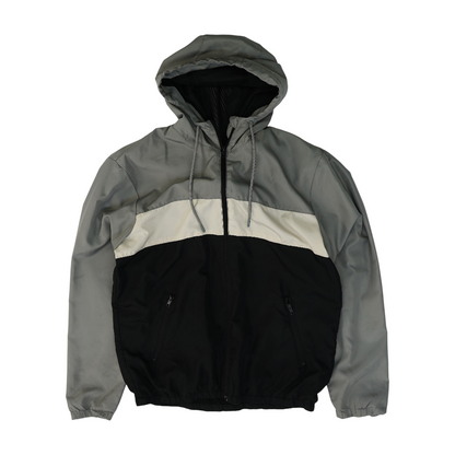 Black Color Block Active Jacket