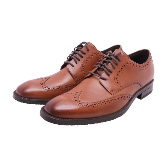Brown Lace-Up Dress Shoes
