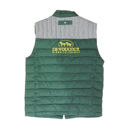 Green Solid Active Vest