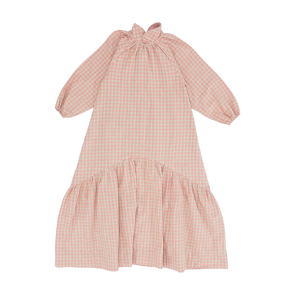 Pink Check Dress