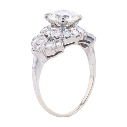 2 1/3 ctw Platinum Diamond Engagement Ring