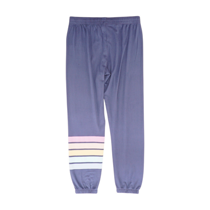 Blue Solid Pajama Bottom