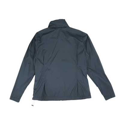 Black Solid Rain Jacket